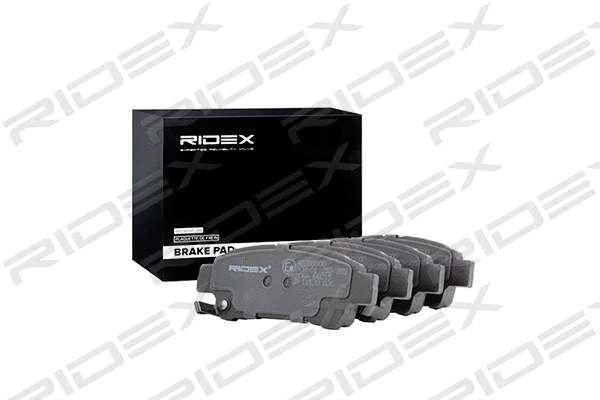 402B0300 RIDEX Комплект тормозных колодок, дисковый тормоз (фото 1)