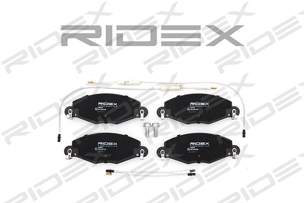 402B0305 RIDEX Комплект тормозных колодок, дисковый тормоз (фото 1)