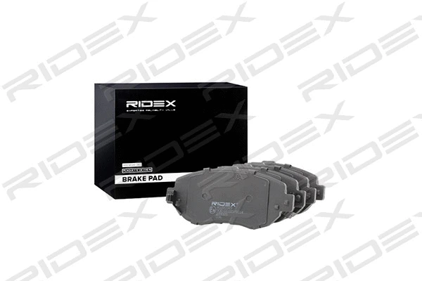 402B0349 RIDEX Комплект тормозных колодок, дисковый тормоз (фото 1)