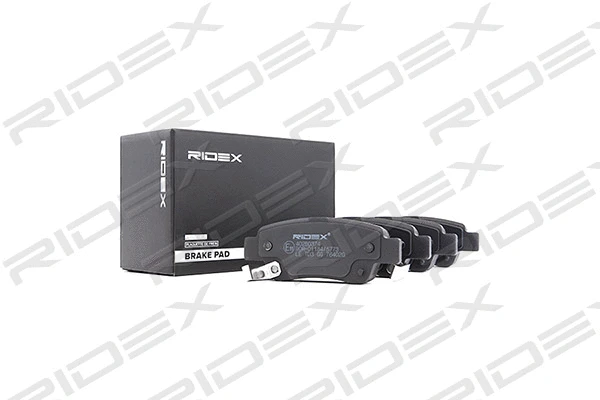 402B0374 RIDEX Комплект тормозных колодок, дисковый тормоз (фото 1)