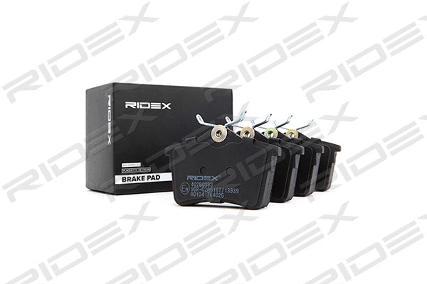 402B0383 RIDEX Комплект тормозных колодок, дисковый тормоз (фото 1)