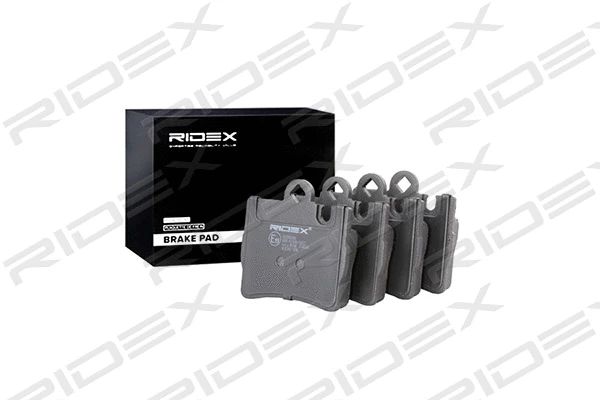 402B0398 RIDEX Комплект тормозных колодок, дисковый тормоз (фото 1)