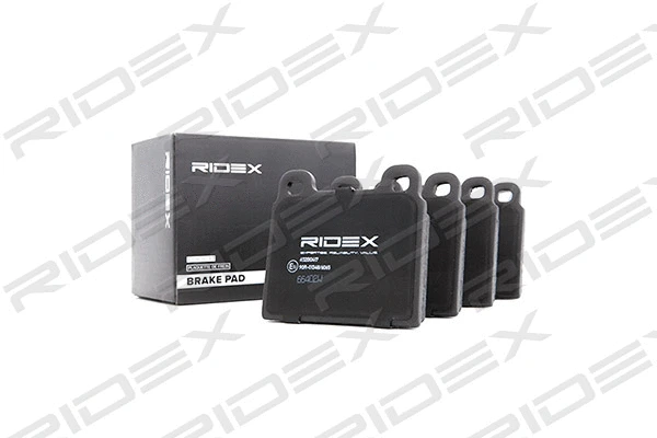 402B0417 RIDEX Комплект тормозных колодок, дисковый тормоз (фото 1)