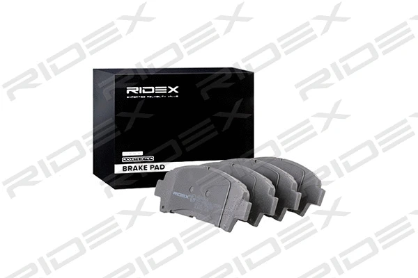 402B0421 RIDEX Комплект тормозных колодок, дисковый тормоз (фото 1)