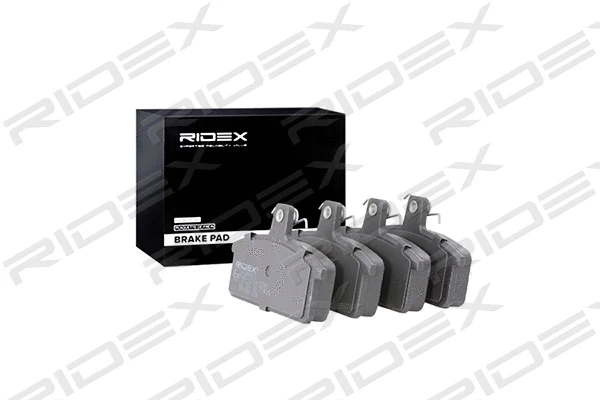 402B0423 RIDEX Комплект тормозных колодок, дисковый тормоз (фото 1)