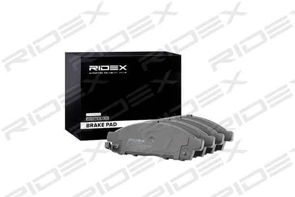 402B0439 RIDEX Комплект тормозных колодок, дисковый тормоз (фото 1)
