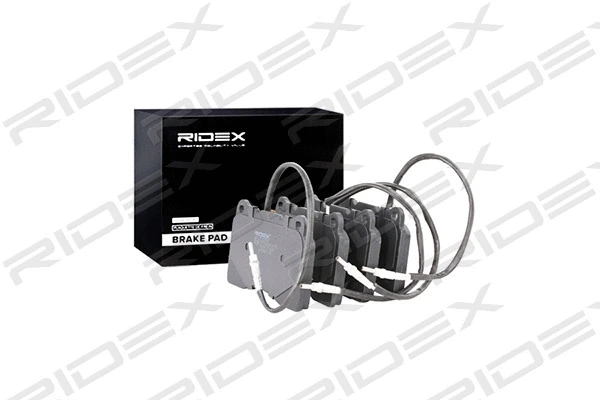 402B0567 RIDEX Комплект тормозных колодок, дисковый тормоз (фото 1)