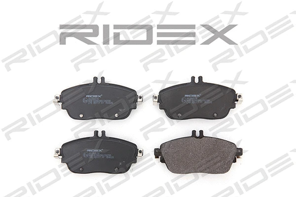 402B0570 RIDEX Комплект тормозных колодок, дисковый тормоз (фото 3)