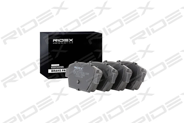 402B0608 RIDEX Комплект тормозных колодок, дисковый тормоз (фото 1)