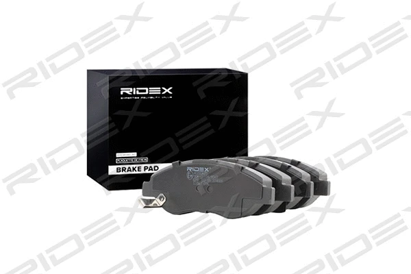402B0620 RIDEX Комплект тормозных колодок, дисковый тормоз (фото 1)