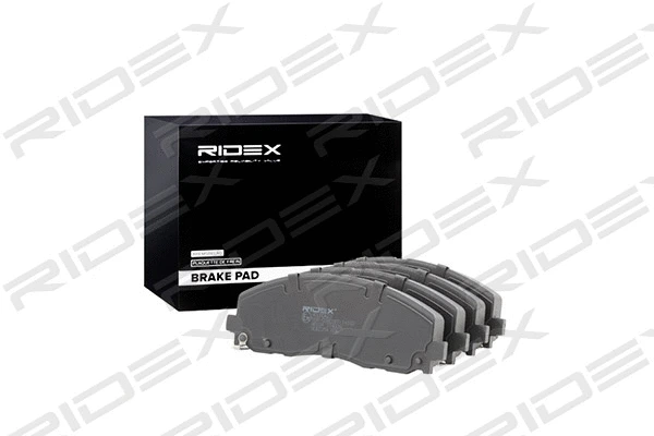 402B0623 RIDEX Комплект тормозных колодок, дисковый тормоз (фото 1)