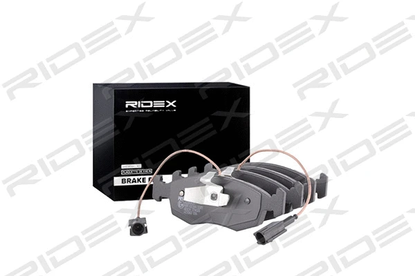 402B0635 RIDEX Комплект тормозных колодок, дисковый тормоз (фото 1)