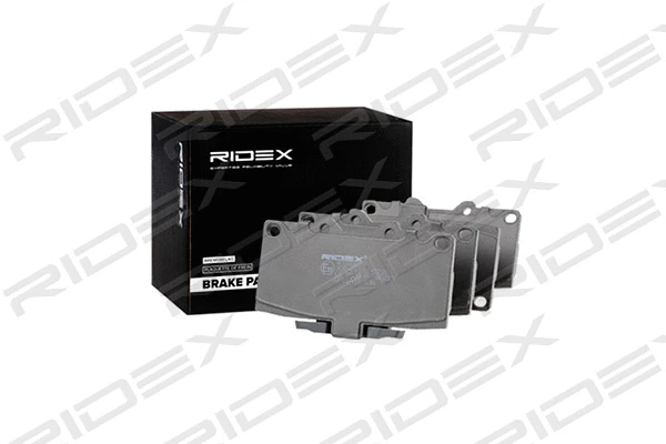 402B0659 RIDEX Комплект тормозных колодок, дисковый тормоз (фото 1)