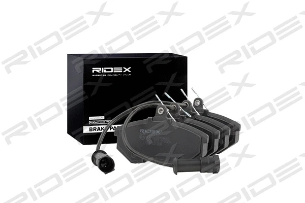 402B0663 RIDEX Комплект тормозных колодок, дисковый тормоз (фото 1)