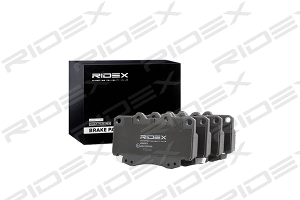 402B0679 RIDEX Комплект тормозных колодок, дисковый тормоз (фото 1)