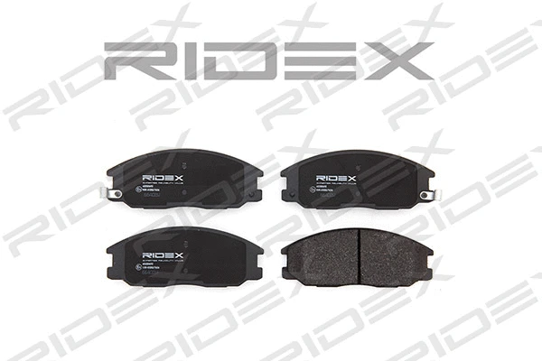 402B0692 RIDEX Комплект тормозных колодок, дисковый тормоз (фото 1)