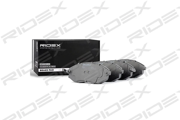 402B0715 RIDEX Комплект тормозных колодок, дисковый тормоз (фото 1)