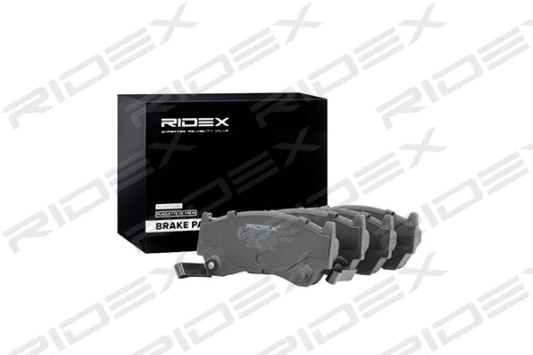 402B0729 RIDEX Комплект тормозных колодок, дисковый тормоз (фото 1)