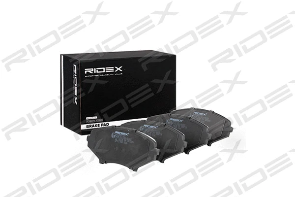 402B0732 RIDEX Комплект тормозных колодок, дисковый тормоз (фото 1)