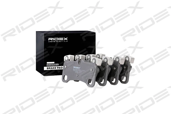 402B0766 RIDEX Комплект тормозных колодок, дисковый тормоз (фото 1)