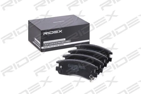 402B0768 RIDEX Комплект тормозных колодок, дисковый тормоз (фото 1)