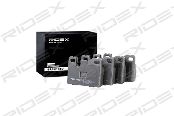 402B0783 RIDEX Комплект тормозных колодок, дисковый тормоз (фото 1)