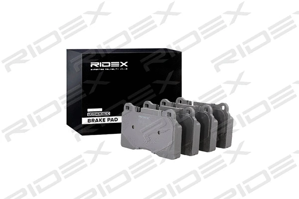 402B0800 RIDEX Комплект тормозных колодок, дисковый тормоз (фото 1)