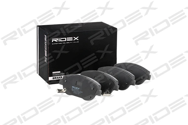 402B0824 RIDEX Комплект тормозных колодок, дисковый тормоз (фото 1)