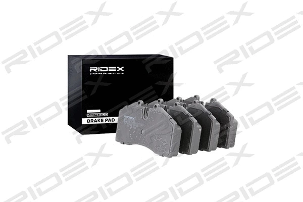 402B0852 RIDEX Комплект тормозных колодок, дисковый тормоз (фото 1)