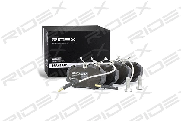 402B0884 RIDEX Комплект тормозных колодок, дисковый тормоз (фото 1)