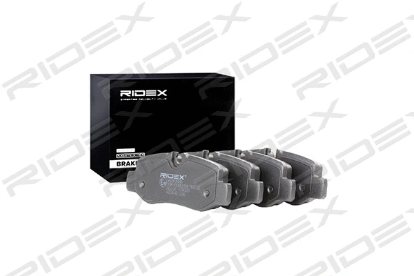 402B0888 RIDEX Комплект тормозных колодок, дисковый тормоз (фото 1)