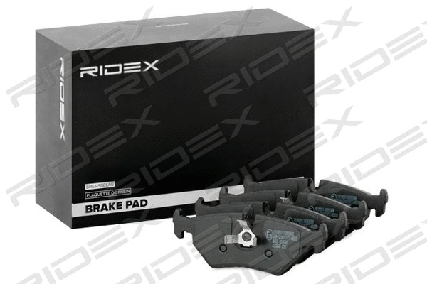 402B0889 RIDEX Комплект тормозных колодок, дисковый тормоз (фото 2)
