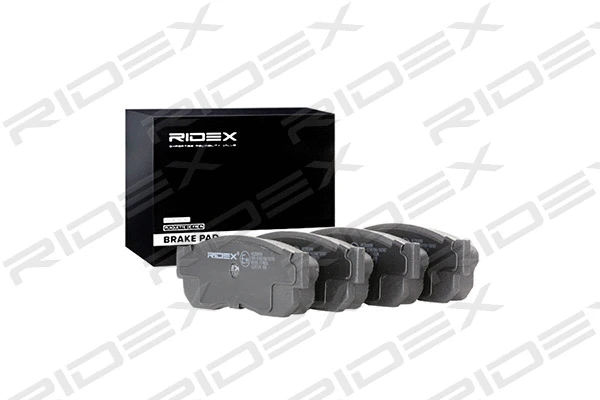 402B0890 RIDEX Комплект тормозных колодок, дисковый тормоз (фото 1)