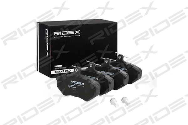 402B0891 RIDEX Комплект тормозных колодок, дисковый тормоз (фото 1)