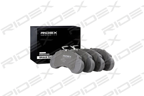 402B0913 RIDEX Комплект тормозных колодок, дисковый тормоз (фото 1)
