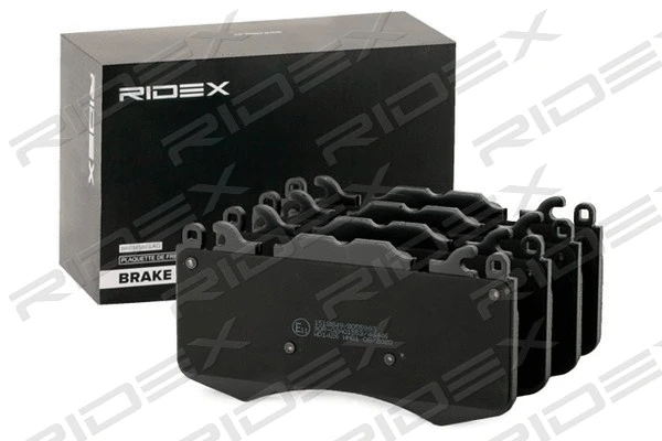 402B0916 RIDEX Комплект тормозных колодок, дисковый тормоз (фото 3)