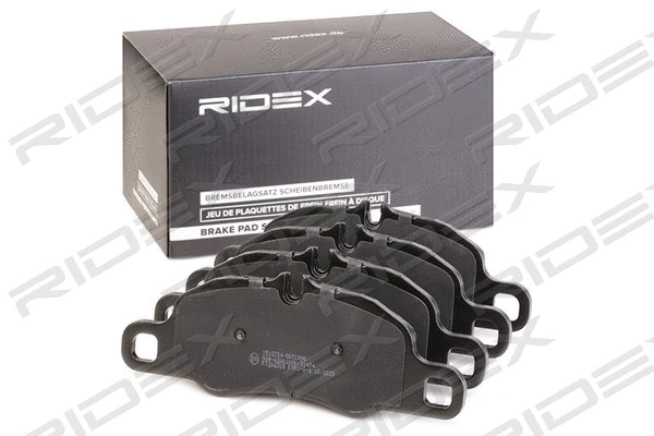 402B0918 RIDEX Комплект тормозных колодок, дисковый тормоз (фото 4)