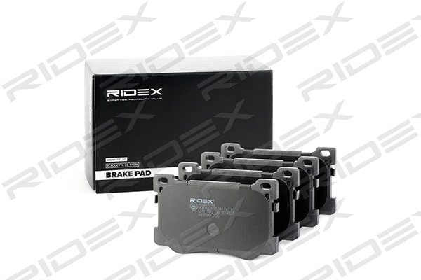 402B0974 RIDEX Комплект тормозных колодок, дисковый тормоз (фото 1)