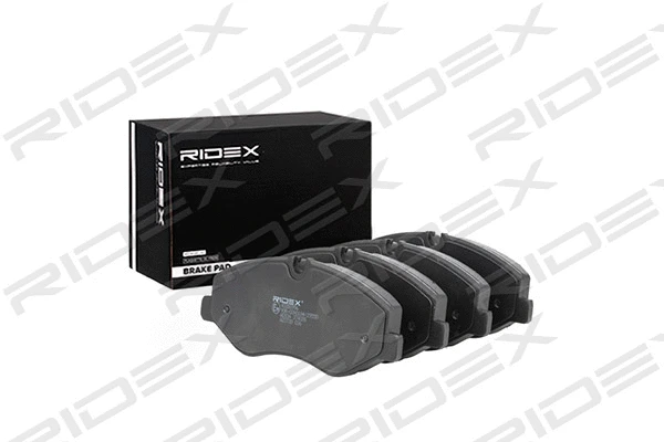 402B0996 RIDEX Комплект тормозных колодок, дисковый тормоз (фото 1)