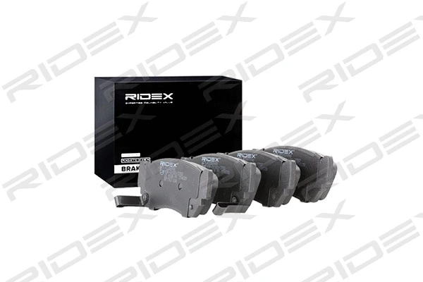 402B0998 RIDEX Комплект тормозных колодок, дисковый тормоз (фото 1)
