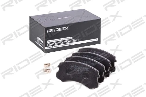 402B1002 RIDEX Комплект тормозных колодок, дисковый тормоз (фото 3)