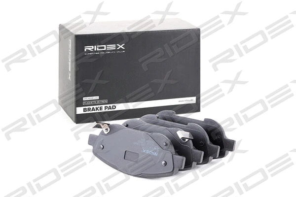 402B1034 RIDEX Комплект тормозных колодок, дисковый тормоз (фото 1)