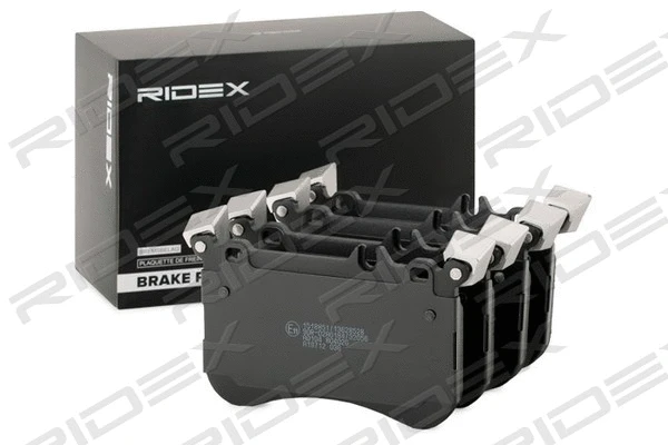 402B1082 RIDEX Комплект тормозных колодок, дисковый тормоз (фото 2)