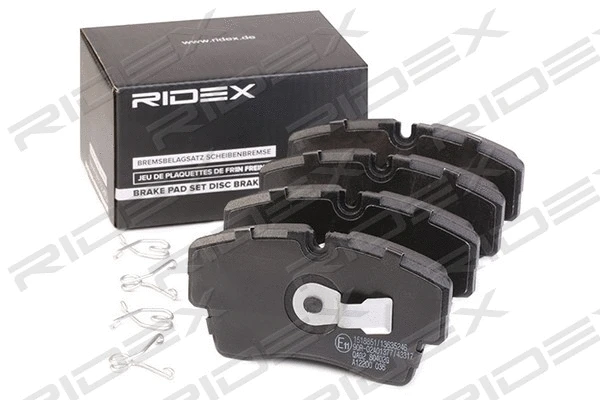 402B1085 RIDEX Комплект тормозных колодок, дисковый тормоз (фото 1)