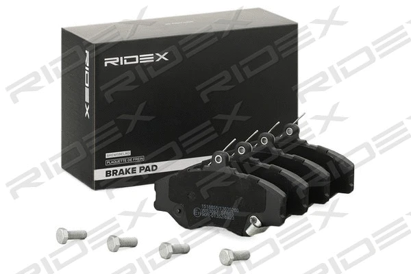 402B1092 RIDEX Комплект тормозных колодок, дисковый тормоз (фото 3)