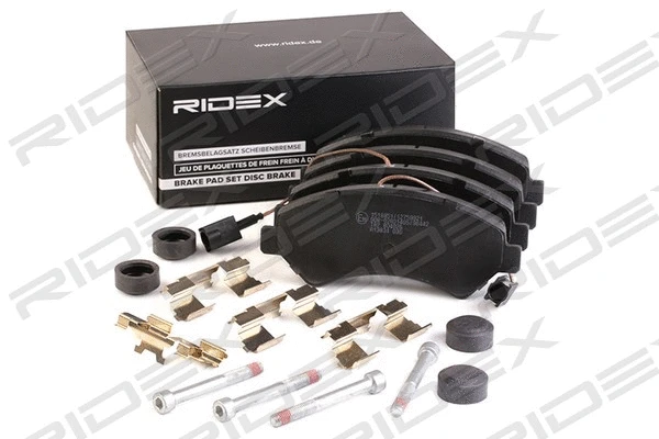 402B1135 RIDEX Комплект тормозных колодок, дисковый тормоз (фото 5)