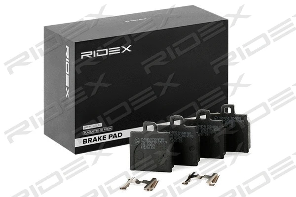 402B1187 RIDEX Комплект тормозных колодок, дисковый тормоз (фото 3)