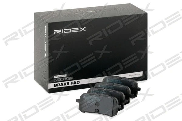 402B1191 RIDEX Комплект тормозных колодок, дисковый тормоз (фото 2)
