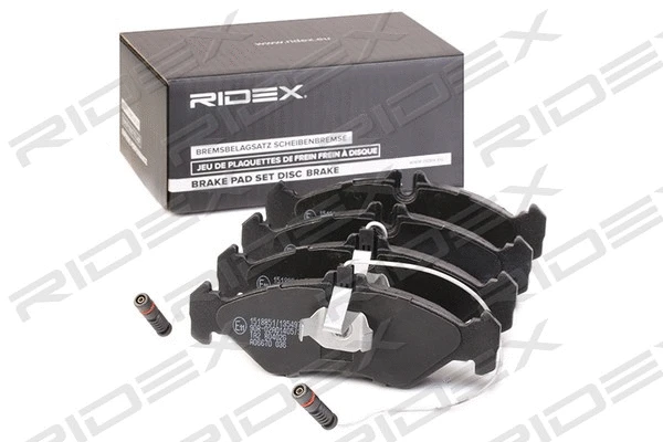 402B1196 RIDEX Комплект тормозных колодок, дисковый тормоз (фото 4)