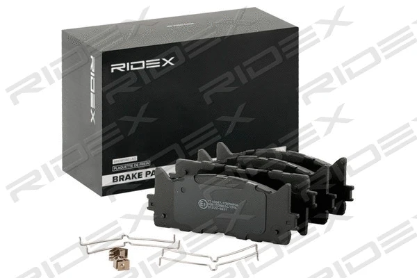 402B1257 RIDEX Комплект тормозных колодок, дисковый тормоз (фото 1)